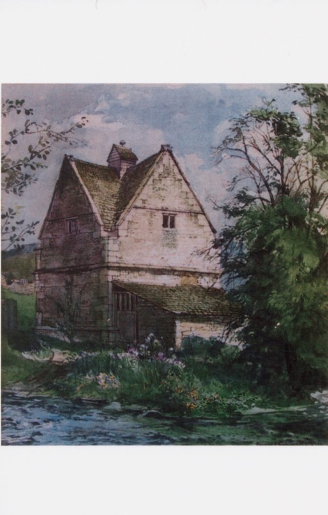 Dovecote and flowers