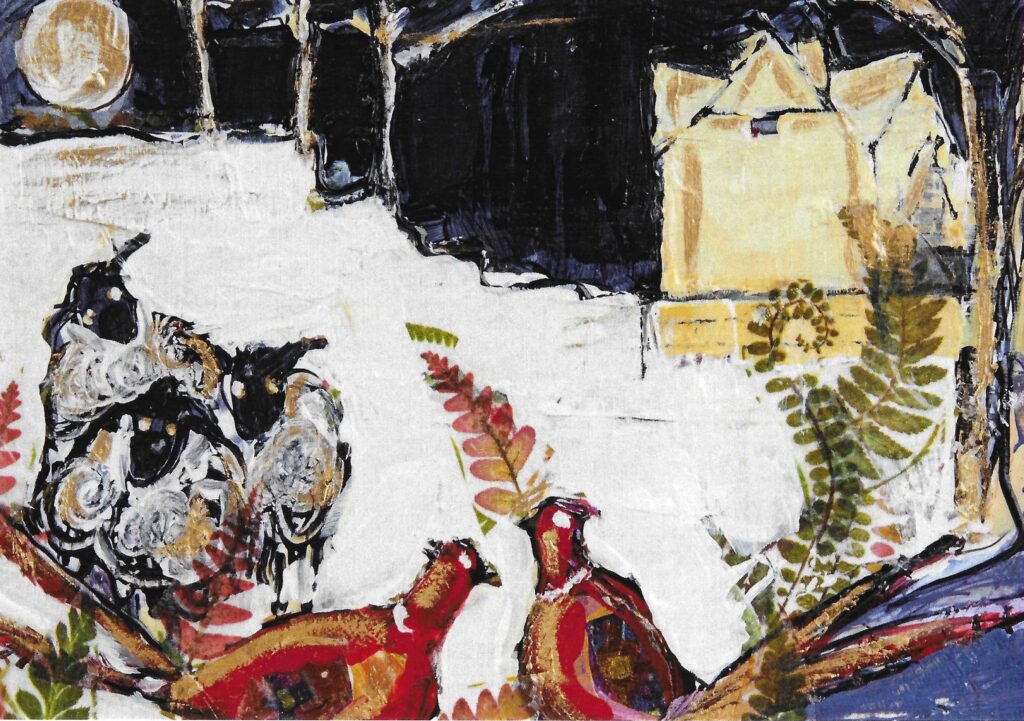 Sheep and pheasants 2021/22 Christmas Card