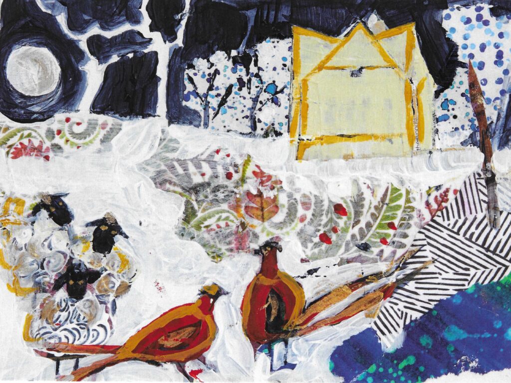 Sheep and pheasants 2021/22 Christmas Card